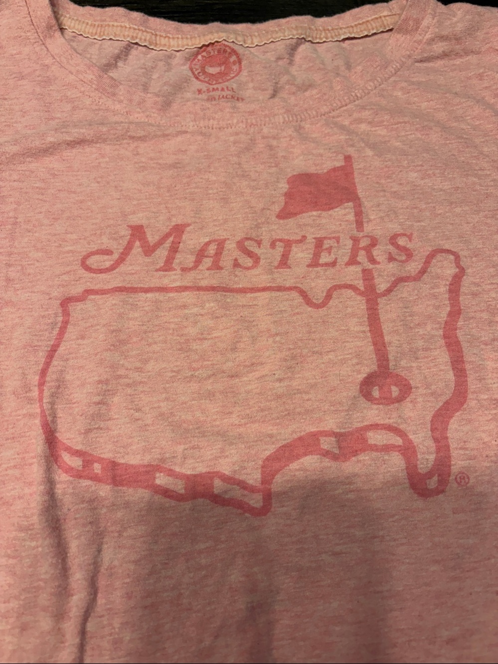 Masters Authentic by Red Jacket Pink USA Map Graphic T-Shirt XS - Picture 2 of 6